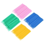 Ficha técnica e caractérísticas do produto 400pcs Disposable Cotton Stick Eyelash Cleaning Stick Micro Brush Cotton Swab Eyelashes Light
