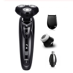 Ficha técnica e caractérísticas do produto 4D Rotary Masculino Electric Shaver USB Hair Clipper Cleaner Nose Trimmer cabelo