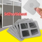 Ficha técnica e caractérísticas do produto 24Pcs Anti Mosquito Window Door Door Net Mesh Repair Screen Patch Sticker