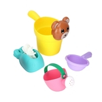 Ficha técnica e caractérísticas do produto 4Pcs Baby Bath Toy Kids Shower Toy Toddler Water Playing Tool for Home Swimming Pool