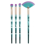 Ficha técnica e caractérísticas do produto 4pcs Beleza Lago Azul Makeup Set Escova Sombra Eye Makeup Brush Brushes Set