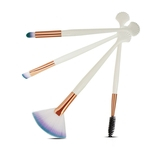 Ficha técnica e caractérísticas do produto 4pcs Cosmetic Makeup Escova Blush Sombra Brushes Set Kit