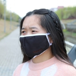 Ficha técnica e caractérísticas do produto 4Pcs Reutilizável Respirável Anti Haze Gota Poeira Algodão Máscara Facial Tampa Da Boca