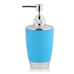 Ficha técnica e caractérísticas do produto 4Pcs / Set Banho Suit Acessórios Inclui Cup Escova Titular Saboneteira Dispenser Azul