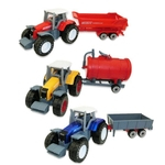 Ficha técnica e caractérísticas do produto 4pcs / set Presentes Dia Xmas Alloy Engenharia Car Tractor Toy Model Farm Veículo Belt Toy Boy Car Crianças de modelo para bebê Toy Crianças