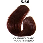 Ficha técnica e caractérísticas do produto 5.56 Castanho Claro Acaju Vermelho Therapy Color Coloração Permanente 60g Sanro Cosméticos