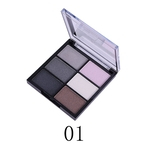 Ficha técnica e caractérísticas do produto 5 cores Paleta de Sombra Matte Glitter Maquiagem Shimmer Sombra