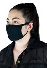 Mascara Tecido Rosto Dupla Ninja Proteção Lavável não Descartavel Preta