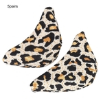 Ficha técnica e caractérísticas do produto 5 pares salto alto Frente Inserir Toe Cap Proteja Esponja Almofada Toe Protector (cópia do leopardo)