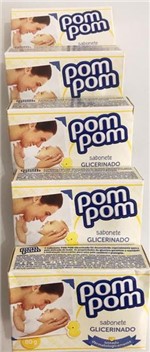 5 Sabonetes Glicerinados Pompom - Pom Pom