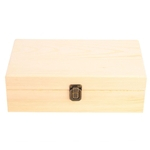 Ficha técnica e caractérísticas do produto 25 Slots de madeira sólida de armazenamento Óleo Essencial Caixa Aroma Organizador Óleo Essencial Container Caixa