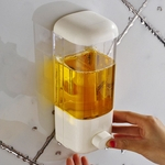 Ficha técnica e caractérísticas do produto 500ML parede Soap Montada Dispenser Banho Sanitizer Shampoo Shower Gel Bottle Container