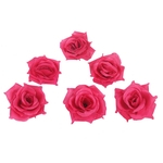 Ficha técnica e caractérísticas do produto 50pcs Rose Artificial Cabeças para Decoração Casamento Casa Bouquet
