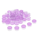 Ficha técnica e caractérísticas do produto 50pcs Vazio Rodada Maquiagem Jar Pot Travel Cream Powder Cosmetic Container Case Clear