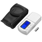 Ficha técnica e caractérísticas do produto 5g 0,01 g Micro balanças portáteis eletrônico Jóias Digital Pocket escalas com Prata Bateria