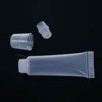 Ficha técnica e caractérísticas do produto 5Pcs 10ml DIY Tubos Vazios Lip Gloss Bálsamo Recipiente Cosmético Claro Com Tampas