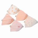 Ficha técnica e caractérísticas do produto 5PCS bebê toalha de algodão bonito impressão Triângulo Bib Children's supplies