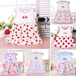 Ficha técnica e caractérísticas do produto Amyove Lovely gift 5pcs crianças Bebés Meninas algodão bordado vestido de princesa