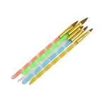 Ficha técnica e caractérísticas do produto 5pcs Nail Art Design Acrílico DIY Pen Brush set pintura desenho Striping