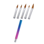 Ficha técnica e caractérísticas do produto 5pcs prego Pintura Art Brush Set Manicure Pedicure Beauty