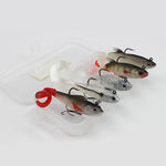 Ficha técnica e caractérísticas do produto 5pcs / Set Multi-color Fishing Lure Bait macia Swimbait Kit Anzol Falso