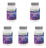 Ficha técnica e caractérísticas do produto 5x Colageno Hidrolisado com Vitamina C 1200mg 120 Capsulas - Macrophytus