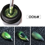 Ficha técnica e caractérísticas do produto 6 cores 8g Luminoso Magnetic Cat Eye prego UV prego LED Gel Polish Nail Art