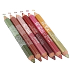 Ficha técnica e caractérísticas do produto 6 cores cabe?a de casal Waterproof Maquiagem Eyeliner Pencil Eye Cosmetic Pen Pencil