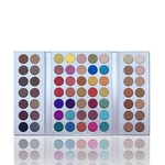 Ficha técnica e caractérísticas do produto 63 cores High Gloss Matte Eyeshadow Palette Pigment Paleta de Sombra