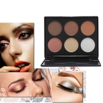 Ficha técnica e caractérísticas do produto 6 Cores Mini Eyeshadow Paleta Cosmetic Matte Maquiagem Longa Dura??o Sombra
