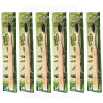 Ficha técnica e caractérísticas do produto 6 Escova Dental de Bambu Biodegradável - Suavetex