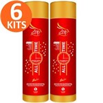 Ficha técnica e caractérísticas do produto 6 Kit Zap Professional Escova Progressiva Protelife 2x1 Litro