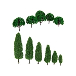 Ficha técnica e caractérísticas do produto 26 Peças 1:100 Paisagem Trem Modelo Escala árvores