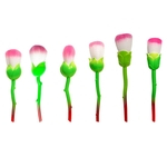 Ficha técnica e caractérísticas do produto 6 Pieces / Set Of Rose Set Brush Makeup Brush Foundation Beauty Blush Brush