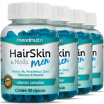 Ficha técnica e caractérísticas do produto 6 Potes Hairskin & Nails Men 90 cápsulas Maxinutri
