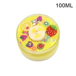 Ficha técnica e caractérísticas do produto 60 / 100ml DIY Fruit Lemon Chips Barro De Argila Plasticina Alívio Do Estresse Kids Toy Gift