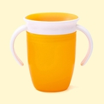 Ficha técnica e caractérísticas do produto 360 Degree Leakproof Learning Baby infantil Beber Cup com punho duplo