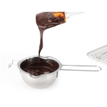 Ficha técnica e caractérísticas do produto 600ml Aço Inoxidável Melting Pot Aquecimento bacia com alça de chocolate do cozimento da ferramenta