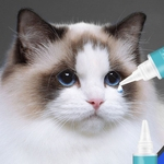 Ficha técnica e caractérísticas do produto 60ml Pet Care Eye Cleaner gotas de lágrimas Stain Remover sujeira Anti-inflamatórios bactericida filhote de cachorro gatinho materiais limpos