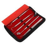 Ficha técnica e caractérísticas do produto 6Pc Set StainlessSteel Dental Tool Dentist Teeth Kit Clean Hygiene Pick Probe UK