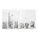 Ficha técnica e caractérísticas do produto 6sizes / saco de cristal AB strass vidro Flatback Limpar pedras para Nail Decoração Art (Branco)
