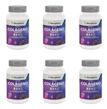 Ficha técnica e caractérísticas do produto 6x Colageno Hidrolisado com Vitamina C 1200mg 120 Capsulas - Macrophytus