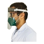 Ficha técnica e caractérísticas do produto 2x Mascara De Acrilico Protetora Facial Viseira Anti Respingos