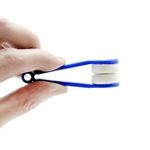 Ficha técnica e caractérísticas do produto  7 * 2CM Óculos escova de limpeza mini portáteis Escova Clippers-Shape (cor aleatória)