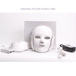 Ficha técnica e caractérísticas do produto 7 Cores Photon LED de terapia de Beleza Facial Máscara Facial Rejuvenescimento Rugas