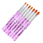 Ficha técnica e caractérísticas do produto 7 Pcs / set Gel UV prego pintura Desenho da arte Dot Ponto Dotting Pen Kit Manicure Tools