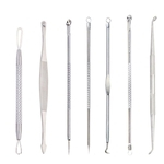 Ficha técnica e caractérísticas do produto 7 Piece Set Aço Inoxidável Acne Needle Blackhead Acne Needle ferramenta de beleza