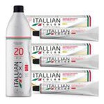 Ficha técnica e caractérísticas do produto 7 Tubos Tonalizante Sem Amônia Colorato Italian + Oxi 20v - Itallian