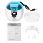 Ficha técnica e caractérísticas do produto 750ml Ultrasonic Device Nail Sterilizer Pot Manicure Metal Tool Disinfection Cup