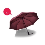 Ficha técnica e caractérísticas do produto 8-costela Folding Umbrella Anti-UV Sun / Chuva Windproof Compact presente do guarda-chuva automático completo Gostar